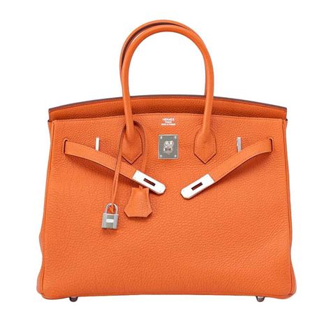 hermes birkin 35cm togo orange|hermes birkin 35 togo leather.